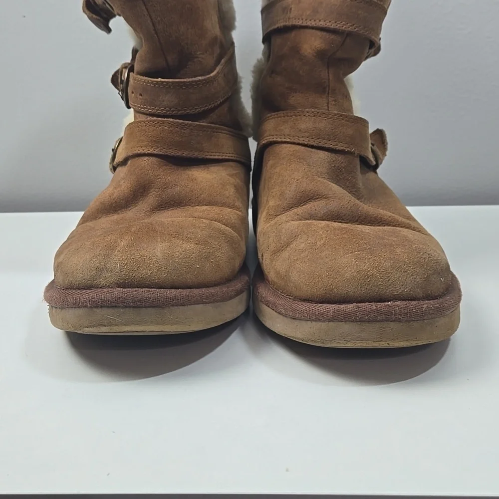 UGG Australia Chestnut Boots with Outer Straps